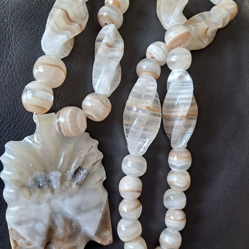 MAYAN/AZTEC rare natural gemstone Necklace